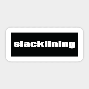 Slacklining Sticker